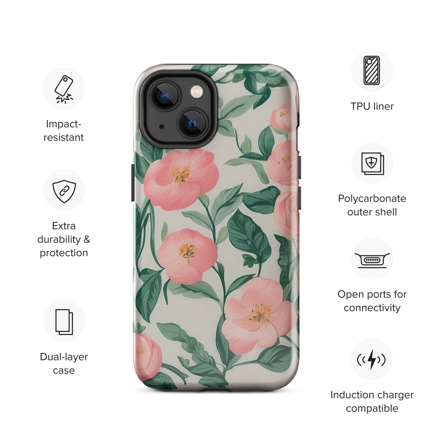 Tough Case for iPhone® - Whimsical Design